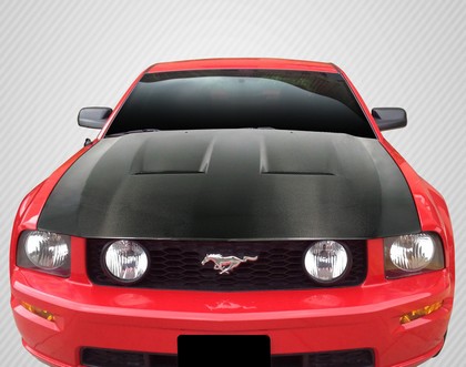 Carbon Creations CarbonFiber DriTech CVX Hood 05-09 Ford Mustang